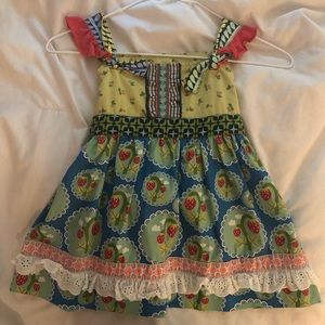 Matilda Jane Love Bug Knot Top - size 6 - VGUC